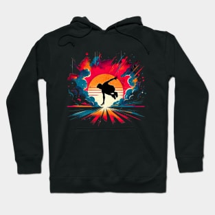 Parcour Urban Street Graffiti Design Hoodie